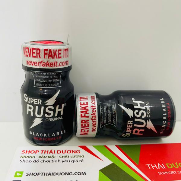 Popper Super Rush Black Label USA 10ml - Hàng Chính Hãng PWD Mỹ, Tăng Hưng Phấn 