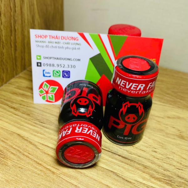 Nước Ngửi Popper Pig 10ml Chính Hãng USA - Kích Thích Cực Mạnh_Dùng Cho Cả Top & Bot 