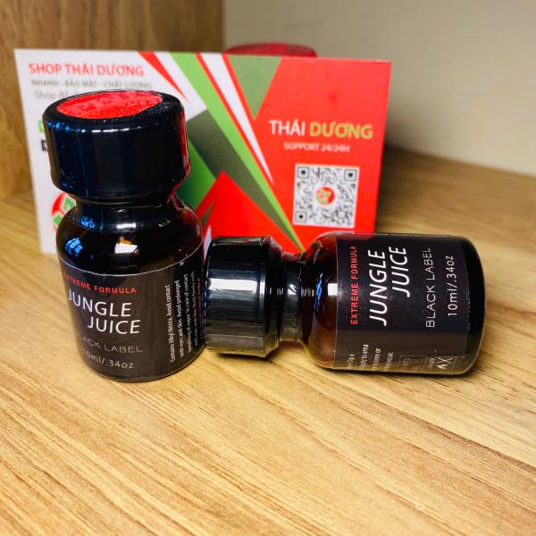 Popper Jungle Juice Black Label Đen 10ml - Kích Thích Cực Nhanh, Hưng Phấn Cực Đỉnh Cho T&B 
