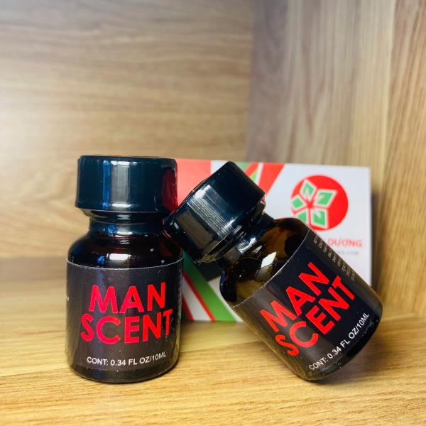 Nước Ngửi Popper Man Scent 10ml - Chính Hãng USA, Tăng Hưng Phấn Cực Mạnh Cho LGBT, Top & Bot 
