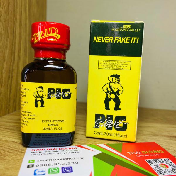 Popper Pig Sweat 30ml - Chính Hãng USA, Kích Thích Cực Mạnh Cho Top & Bot, Giá Sỉ 