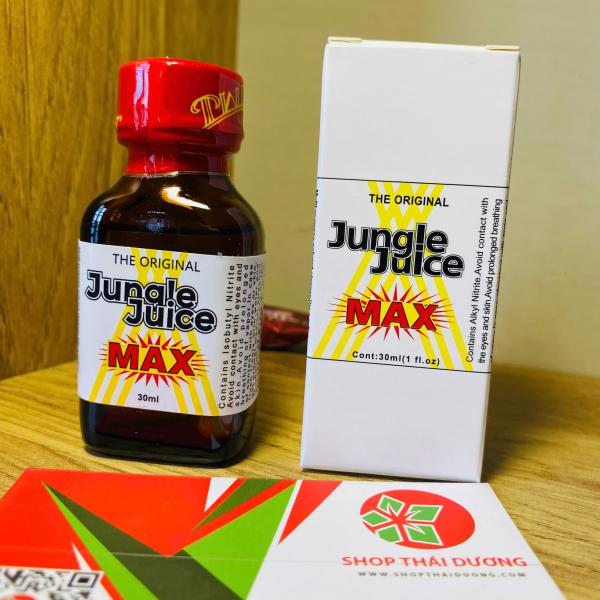 Popper Jungle Juice Max 30ml - Chính Hãng Mỹ, Siêu Mạnh Cho Top & Bot 