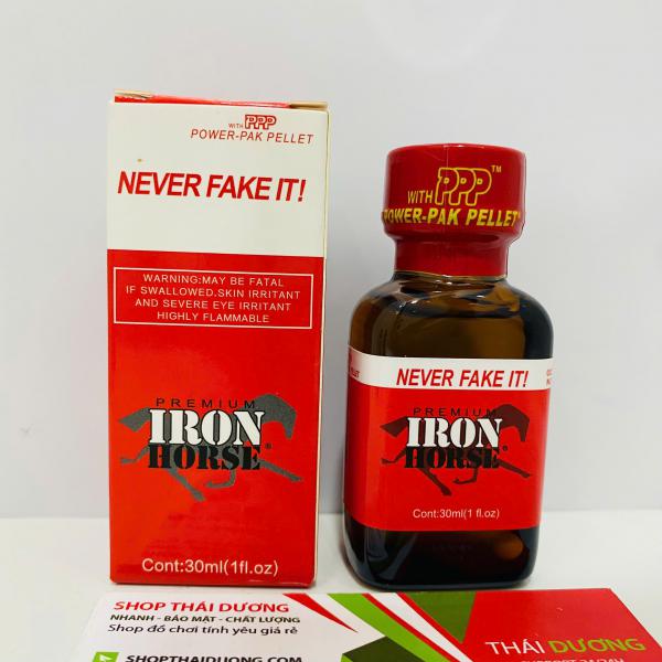 Phân Phối Popper Iron Horse 30ml - Kích Thích Cực Mạnh, Hưng Phấn Tức Thì 