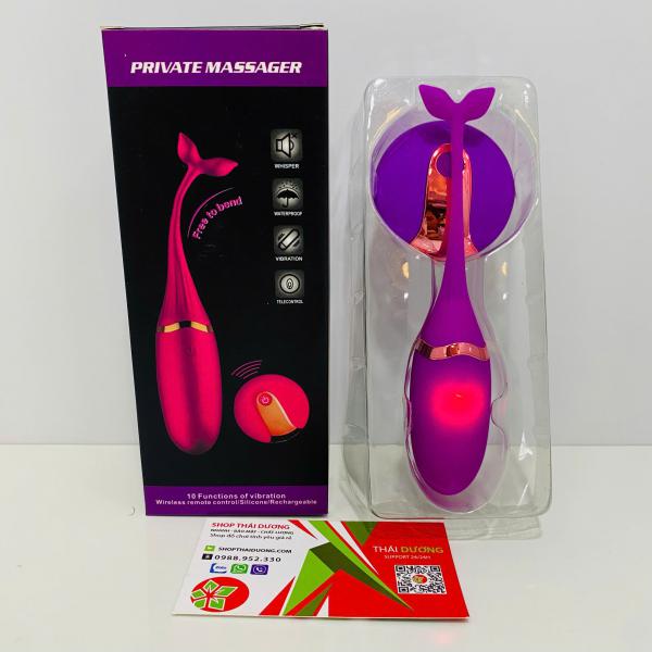 Trứng Rung Đuôi Cá Không Dây - 10 Chế Độ Rung, Điều Khiển Từ Xa Dễ Dùng 