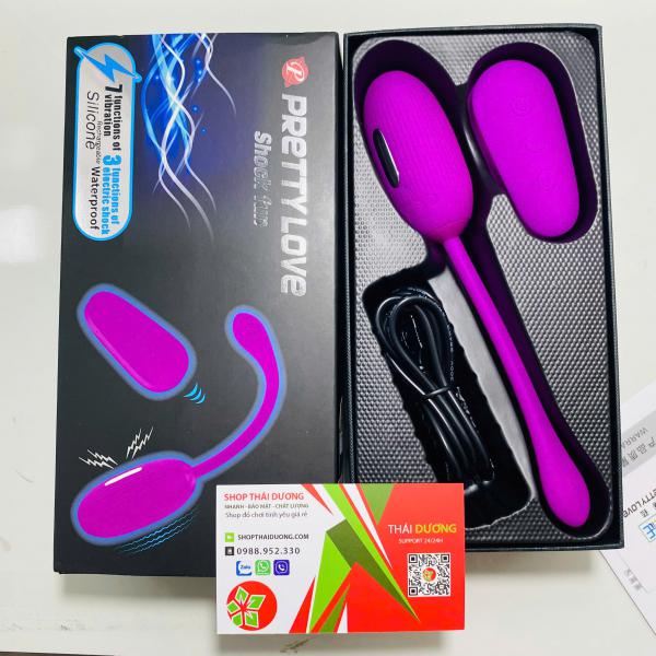 Trứng Rung Sốc Điện Pretty Love Shock Fun - Điều Khiển Từ Xa, Kích Thích Mạnh 