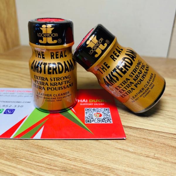 Tinh Dầu Popper The Real Amsterdam 10ml - Chính Hãng USA PWD, Kích Thích Cực Mạnh 