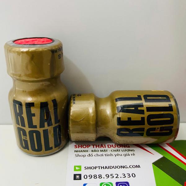 Nước Ngửi  Popper Real Gold 10ml Nắp Đỏ Chính Hãng USA  Tăng Hưng Phấn  Ham Muốn 