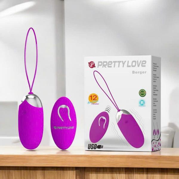 Trứng Rung Pretty Love Điều Khiển Từ Xa – 12 Tần Số Rung Xoáy, Siêu Kích Thích 