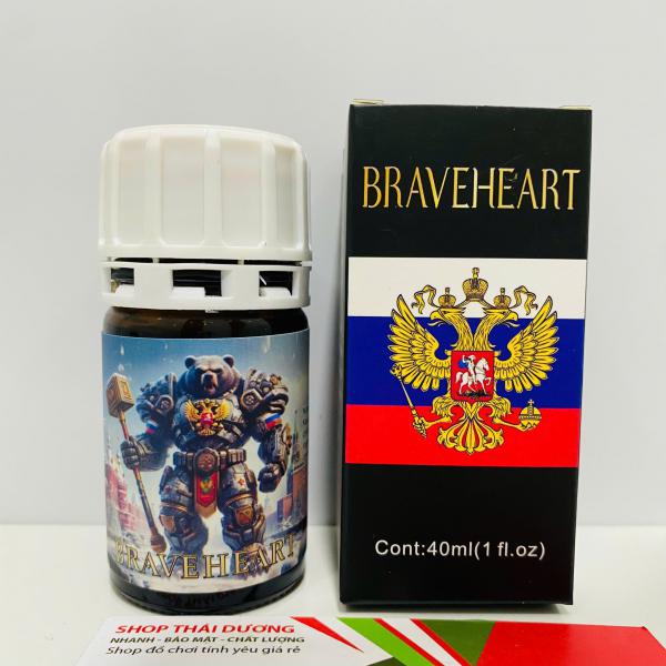 Tinh Dầu Popper Braveheart 40ml – Chính Hãng PWD, Siêu Kích Thích Cho Top Và Bot 