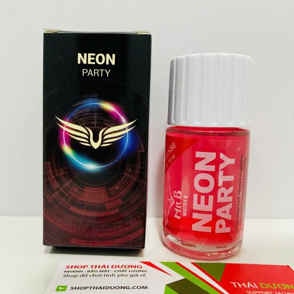 Tinh Dầu Popper Neon Party Đỏ 40ml – Chính Hãng PWD, Mạnh Mẽ Cực Khoái 