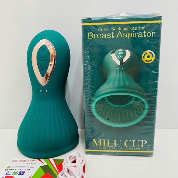 Milu Cup Massage Ngực – Máy Mát Xa Có Lưỡi Liếm, Hút Và Co Bóp, 7 Chế Độ Siêu Phê 