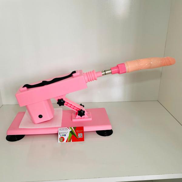 Máy Thủ Dâm Tự Động Machine Gun – Đế Gắn Bàn, Kèm Dương Vật Giả Đẩy Sâu Siêu Phê 