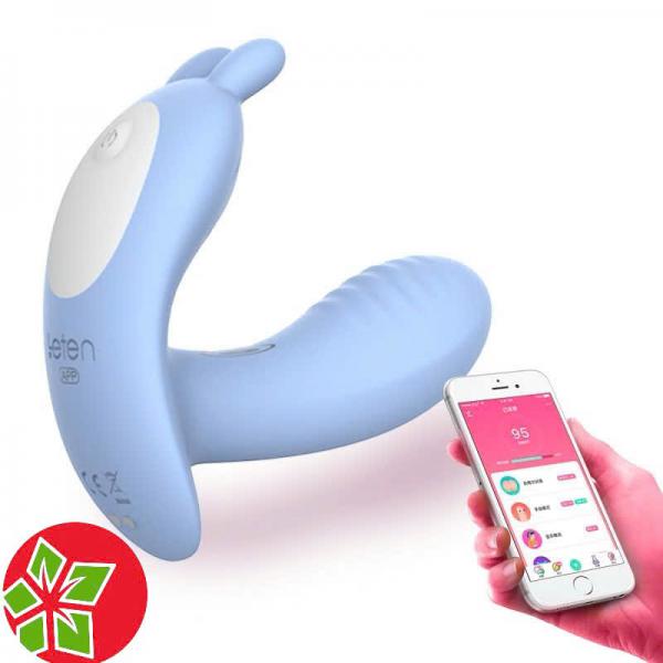 Trứng Rung Tai Thỏ Điều Khiển Từ Xa – Kết Nối Bluetooth Qua Điện Thoại, Dòng Leten Chính Hãng 