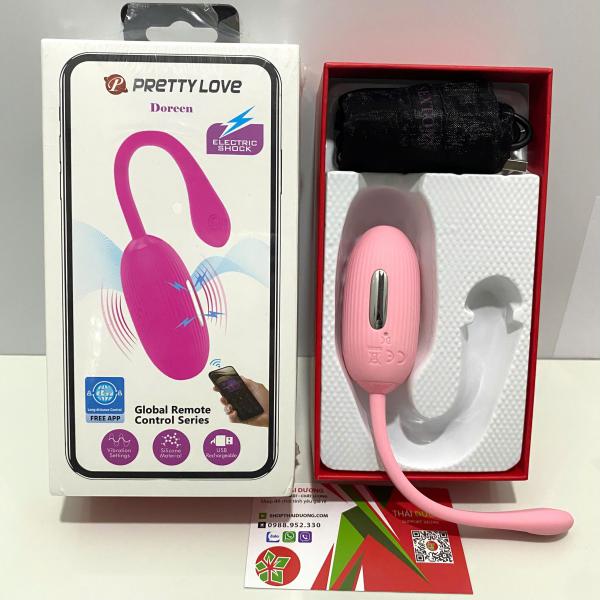 Trứng Rung Sốc Điện Pretty Love Doreen – Điều Khiển Bluetooth Qua App Siêu Kích Thích 