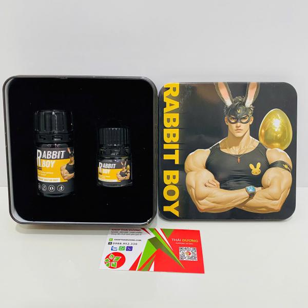 Popper Rabbit Boy 60ml Chính Hãng – Combo Cực Mạnh Cho Top, Tăng Hưng Phấn Tức Thì 