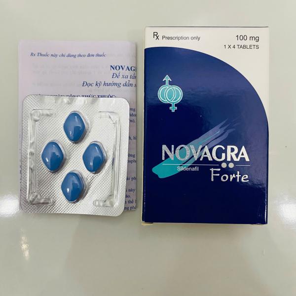 Thuốc Sinh Lý Nam Novagra Forte 100mg – Cương Cứng Nhanh, Duy Trì Phong Độ Bền Bỉ 