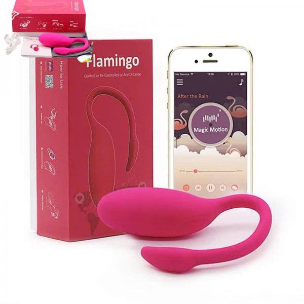 Trứng Rung Flamingo Magic Motion – Điều Khiển Từ Xa Qua App Điện Thoại, Siêu Kín Đáo Cho Nữ 