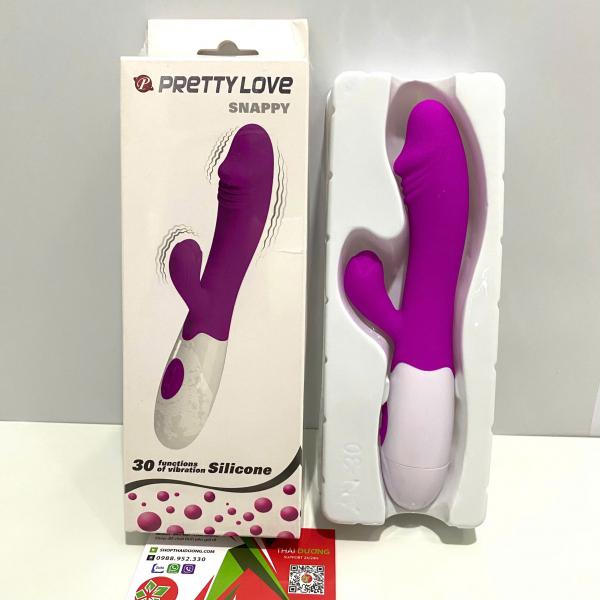 Dương Vật Giả Rung 30 Chế Độ Pretty Love Snappy – Dùng Pin_Kích Thích Cực Mạnh Cho Nữ 