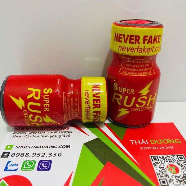 Popper Super Rush Original Red 10ml – Kích Thích Tình Dục Mạnh Mẽ, Hàng Mỹ Chính Hãng 
