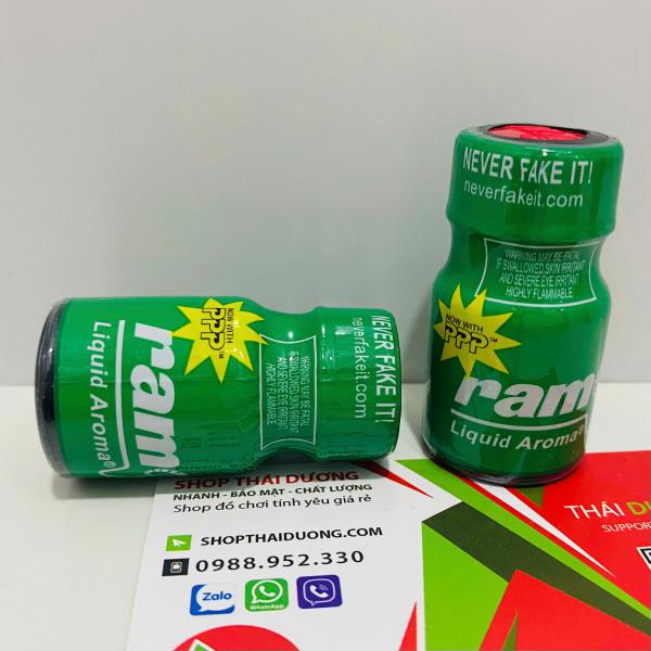 Popper Ram Liquid Aroma 10ml – Tinh Dầu Kích Thích Cực Mạnh, Chính Hãng Mỹ PWD - Popper Thủ Đức 