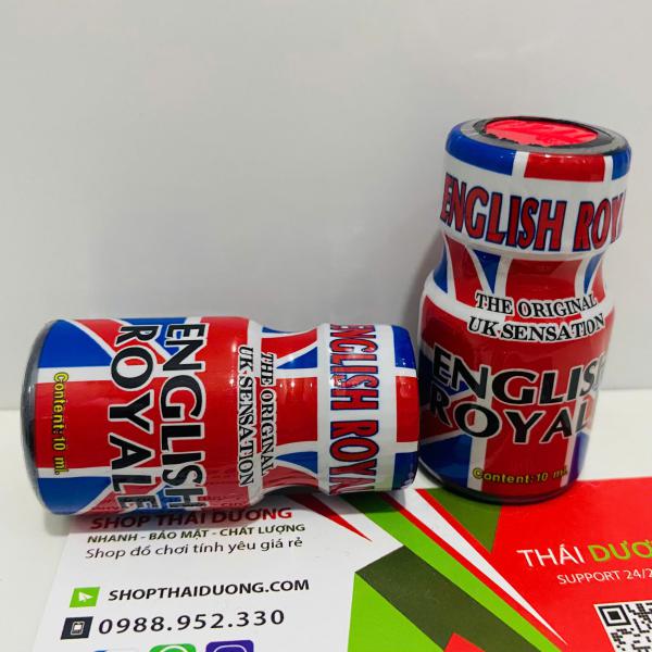 Tinh Dầu Ngửi Popper English Royale 10ml chính hãng Mỹ USA PWD - Popper Hcm 