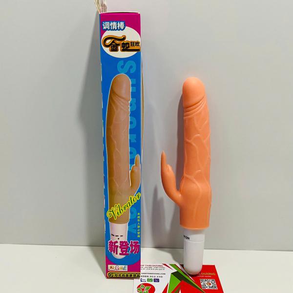 Nhập Sỉ Dương Vật Giả Rung Mini Có Nhánh – Silicon Siêu Mềm Kích Thích Cực Mạnh Cho Nữ 