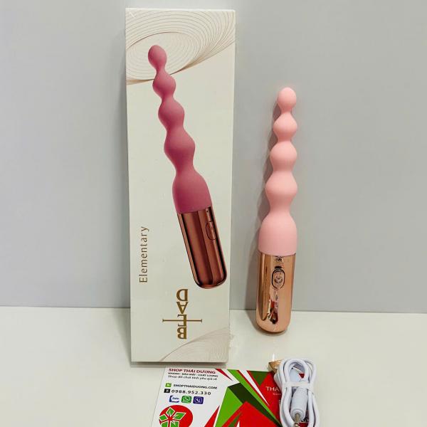 Nơi Bán Que rung hậu môn Elementary – Thiết kế chuỗi hạt silicon mềm, 10 chế độ rung phê tận sâu, dễ đưa vào – siêu sướng cho người mới lẫn dân chơi lâu năm 