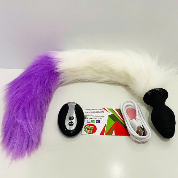 Mua đuôi cáo cosplay silicon rung 10 chế độ, điều khiển từ xa tại DochoiJapan. Chất liệu an toàn, sexy, kích thích mạnh mẽ, giao hàng kín đáo 