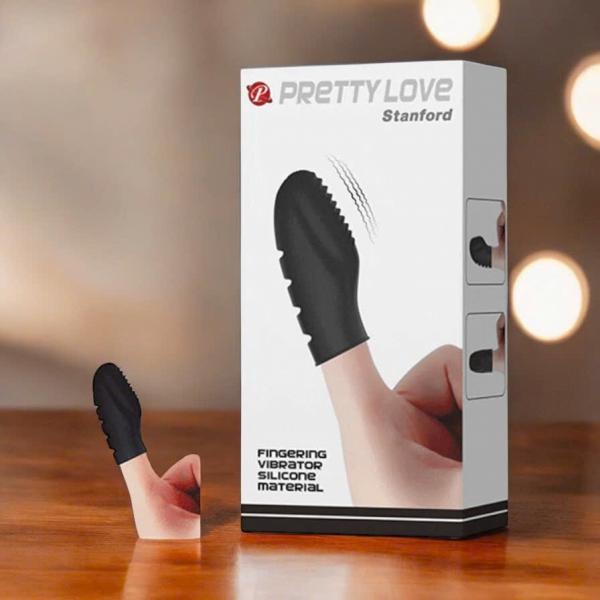 Khám phá Bao Ngón Tay Rung Tình Yêu Pretty Love Stanford – silicon mềm mịn, chống nước 100%, rung mạnh mẽ, kích thích cực khoái cho nữ. Đặt hàng kín đáo tại DochoiJapan.com 