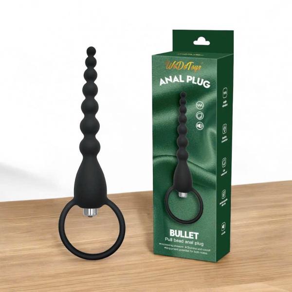 Trải nghiệm khoái cảm mới lạ với Que Rung Hậu Môn Anal Plug Bullet – chuỗi 7 hạt kích thước tăng dần, 10 chế độ rung mạnh mẽ. Chất liệu silicon mềm mại, an toàn, mang lại cực khoái cho nam, nữ, ga 