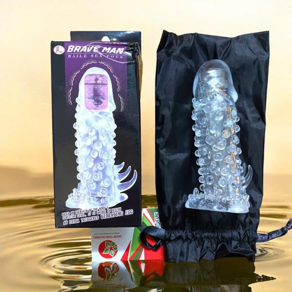 Khám phá Bao Cao Su Đôn Dên Brave Man Rung Đầu Gai – Tăng 4cm, đầu rung kích thích điểm G, kéo dài thời gian quan hệ. Chất liệu cao su y tế mềm mại, an toàn tuyệt đối 