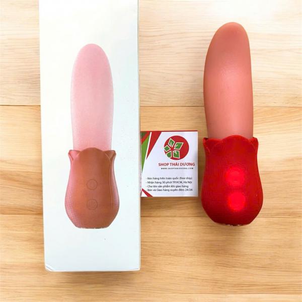 Kho Sỉ Máy lưỡi liếm rung cực mạnh 10 chế độ, silicon mềm mịn, chống nước IPX6. Massage âm đạo chân thực, giúp nữ giới dễ dàng lên đỉnh, khoái cảm tột cùng 