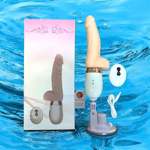 Dương Vật Giả Xoay Ngoáy CyClone Fire – Tỏa Nhiệt Đế Gắn Tường Rung Mạnh Cực Sướng 