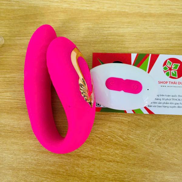 Trứng Rung Kép 2in1 – Đầu Rung & Đầu Ngoái, 10 Chế Độ Kích Thích Cho Nữ 