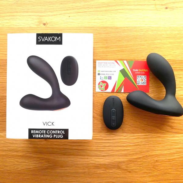 Trứng Rung Hậu Môn Svakom Vick – Đa Điểm Cao Cấp, 7 Chế Độ Rung, Remote Tiện Lợi 