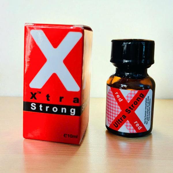 Tinh Dầu Popper X Xtra Strong Red 10ml – Tăng Khoái Cảm, Hưng Phấn Mạnh Mẽ 