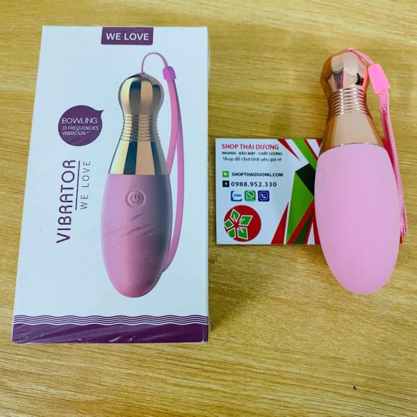 Trứng Rung Tình Yêu Không Dây Welove Bowling – 10 Chế Độ Rung Mạnh Cực Phê Cho Nữ 