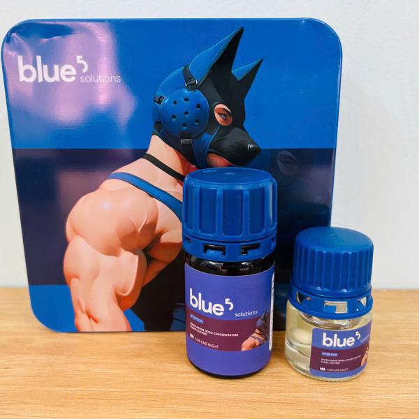 Chai Hít Popper Blue Solutions Dog Combo 60ml – Tăng Cảm Giác Hưng Phấn, Cực Phê Tức Thì 