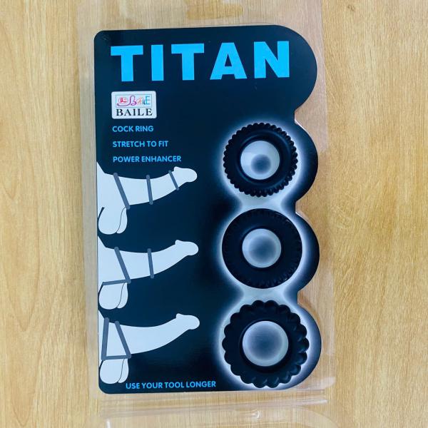 Bộ 3 Vòng Titan Chống Xuất Tinh Sớm – Silicon Y Tế Cao Cấp, Hỗ Trợ Phòng The Đỉnh Cao 