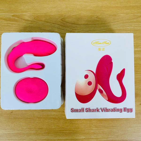 Trứng Rung Cá Mập Không Dây – Điều Khiển Từ Xa, 10 Chế Độ Rung Kích Thích Điểm G Cực Phê 