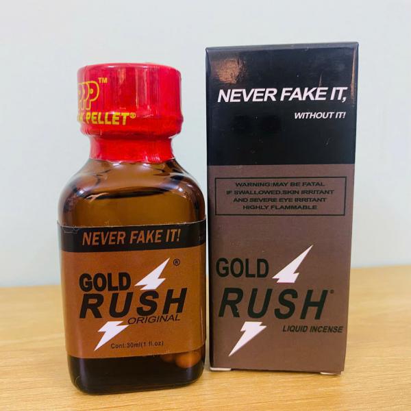 Tinh Dầu Kích Dục Popper Gold Rush 30ml – Hít Cay Sảng Khoái, Tăng Hưng Phấn Cực Nhanh 