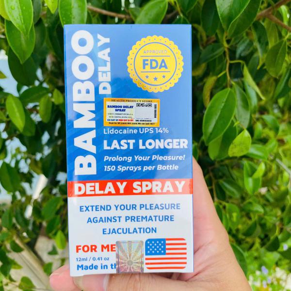 Chai Xịt Bamboo Delay USA – Giải Pháp Kéo Dài Quan Hệ, Chống Xuất Tinh Sớm Cực Nhanh 