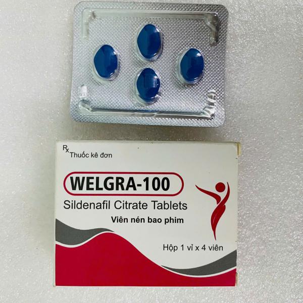 Viên Uống Welgra 100mg – Cường Dương Mạnh Mẽ, Tăng Phong Độ Đàn Ông Chuẩn Phái Mạnh 