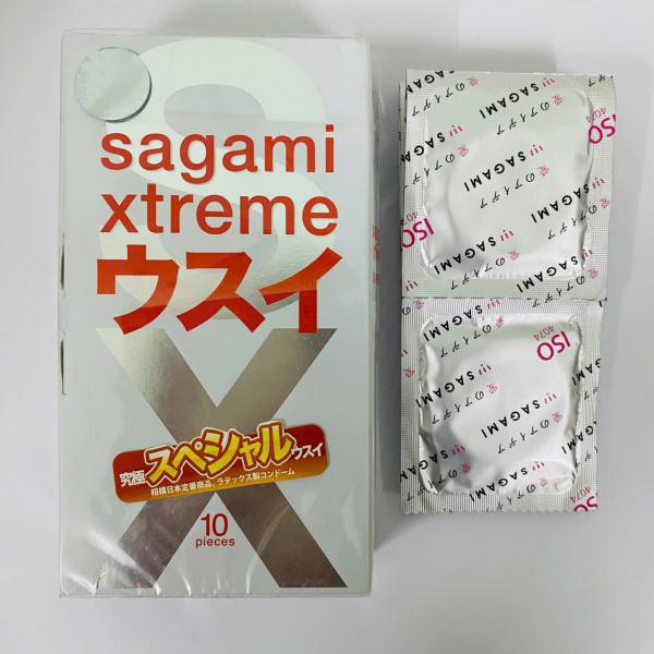 Bao Cao Su Sagami Xtreme 0.03mm – Siêu Mỏng, Ôm Sát, Cảm Giác Như Da Thật 