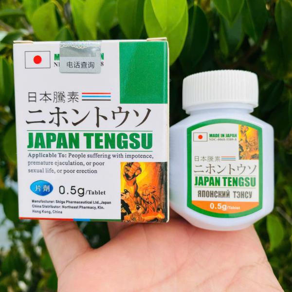 Viên Uống Japan Tengsu Chính Hãng – Tăng Cường Sinh Lý Nam, Cương Dương Mạnh Mẽ Hộp 16 Viên 