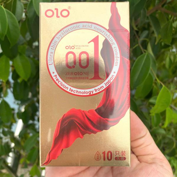 Bao Cao Su OLO Gold 0.01mm – Siêu Mỏng, Kích Thích Mạnh Trải Nghiệm Yêu Thật Hơn 