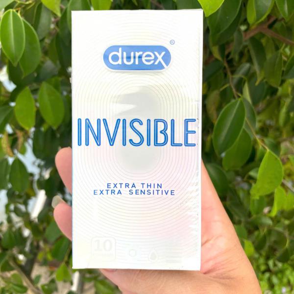 Bao Cao Su Durex Invisible – Cực Mỏng Siêu Êm Cảm Giác Thật 100% 