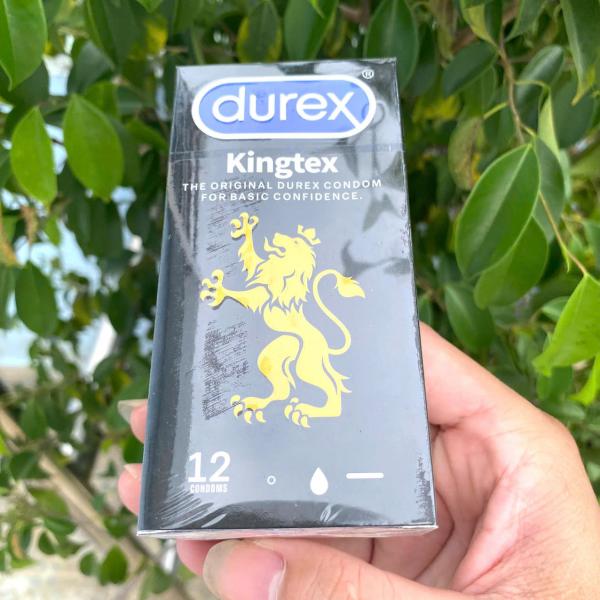 Bao Cao Su Durex Kingtex 49mm – Ôm Sát Vừa Vặn Hoàn Hảo Cho Nam Giới Châu Á 