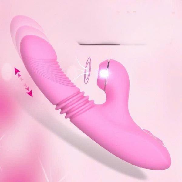 Dương Vật Giả Dibe Sex Massager – Rung Thụt Tỏa Nhiệt Kèm Nhánh Hút Hột Le Siêu Phê 