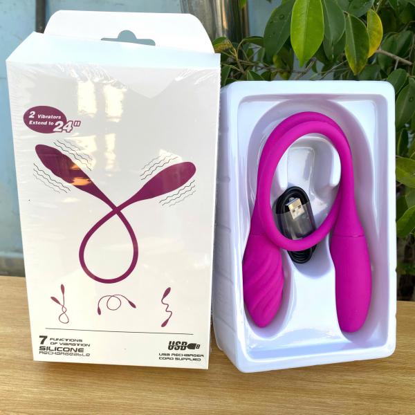 Trứng Rung 2 Đầu Pretty Love Snaky – 7 Chế Độ Rung Mạnh Sạc USB Tiện Lợi 